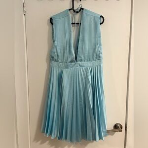 Abercrombie & Fitch Light Blue Backless Dress